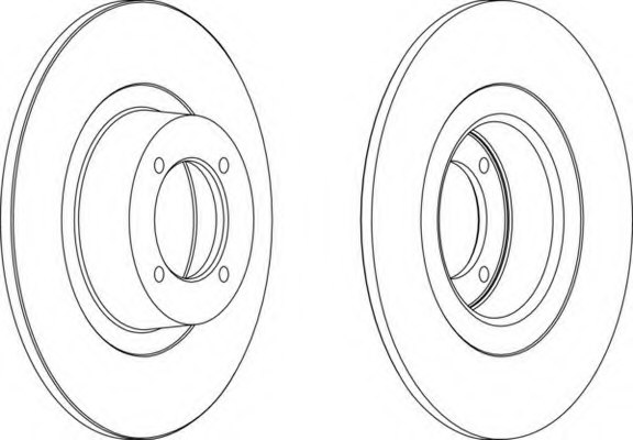 FERODO DDF288-1 Brake Disc